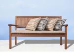 Exquisite Solid Wooden Outdoor Furniture / Solid Wood Garden Furniture Not Easy