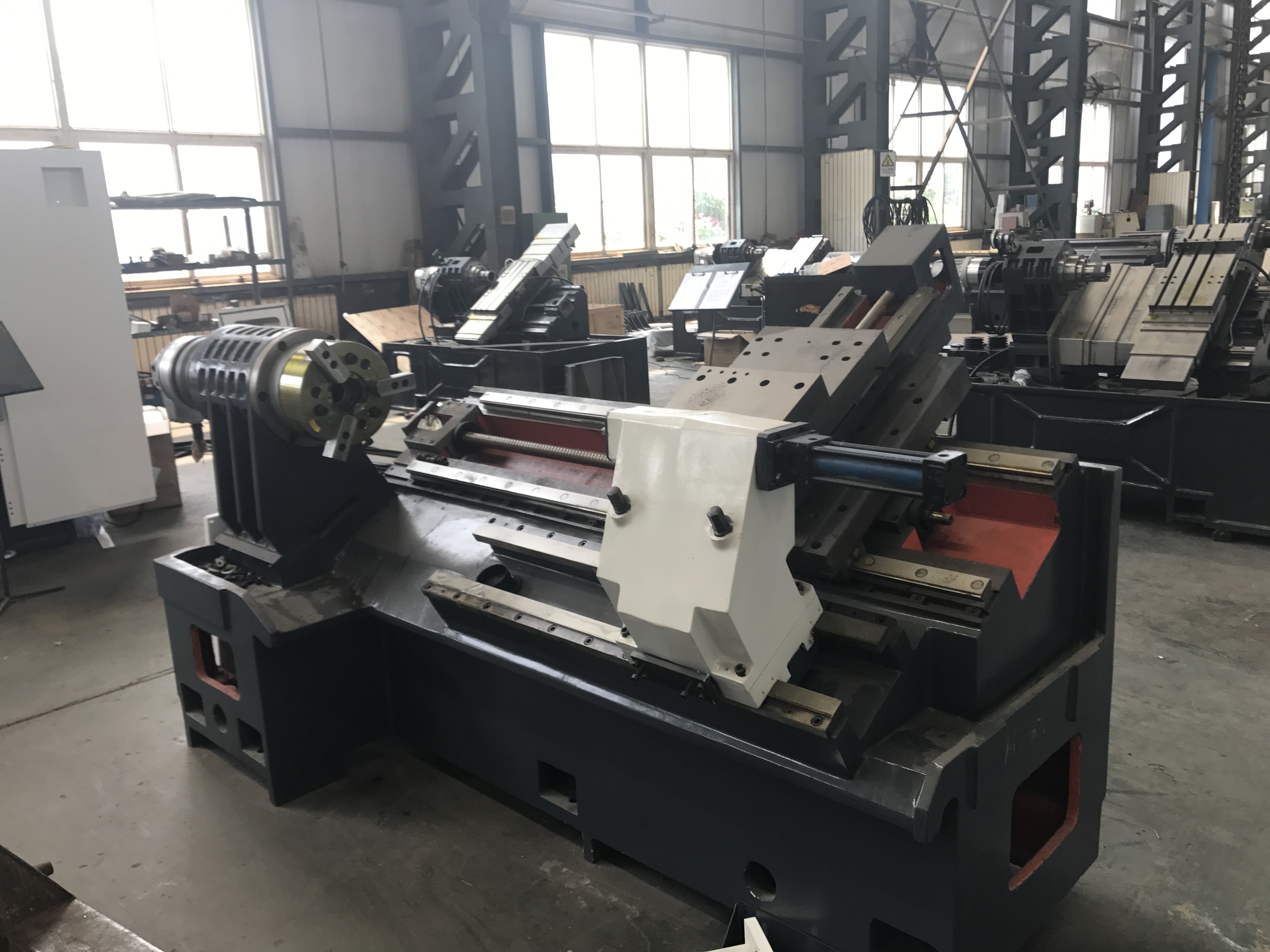Horizontal Tck56-1000 Slant Bed Cnc Lathe Machine High Precision