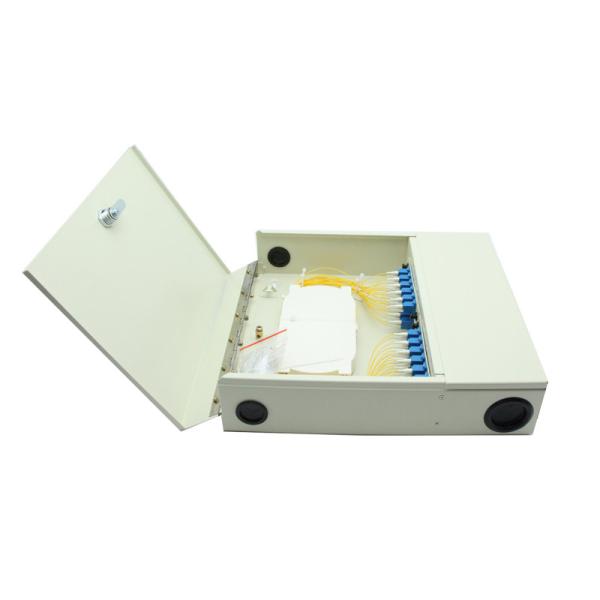 Buy cheap Wall Mount 48 Cores Optic Fiber Box indoor fiber termination box from wholesalers