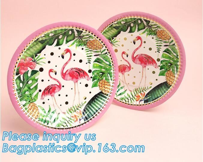 Wholesale Kids Disposable Paper Unicorn Baby Shower Birthday Party Supplies Set and Various Party Pack Goods, baloon,