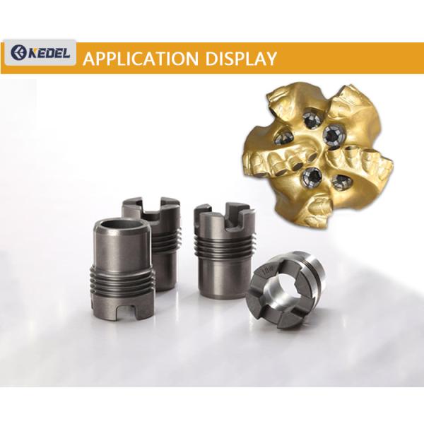 Custom Cemented Tungsten Carbide Alloy Spiral Thread Inner Hexagonal Head Water Spray Nozzle for PDC Drilling Oil Equipment