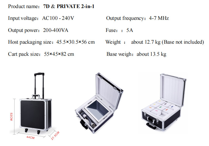 Hifu 7D Machine Body Face Lifting and HIFU 7d 2 in 1 portable l tightening rejuvenation 7D hifu machine