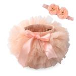 Polyester Infant Girls' Tulle Tutu Skirt Bloomers For Kids Baby Clothing