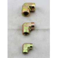 Buy cheap Yellow 90 Degree Elbow Female BSPT Pipe Fittings Hydraulic Hose End Fittings product