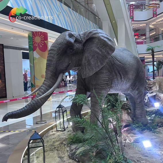 Buy cheap Animatronic Animal Replicas Animatronic Elephant For Theme Park Decoration from wholesalers