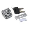Buy cheap zinc alloy Single Glass Door Lock , Display Cabinet Lock For 8-12mm glass from wholesalers