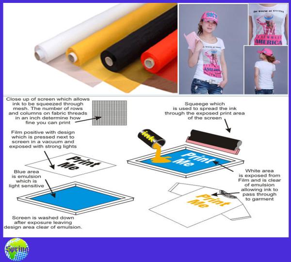 Buy cheap Polyester Screen Printing Mesh bolting cloth 100% poylester DPP120 yellow mesh from wholesalers