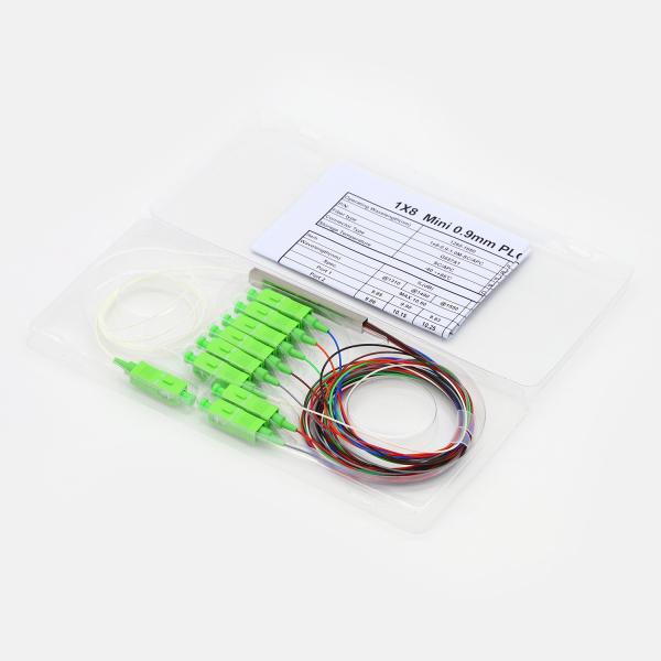 Buy cheap ISO9001 PVC G657A1 0.9mm Fiber Optic PLC Splitter from wholesalers