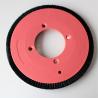 Buy cheap Unitech Stenter Machine Parts Fabric Brush Wheel Black Bristle Material Red Nylon Body Standard Size from wholesalers