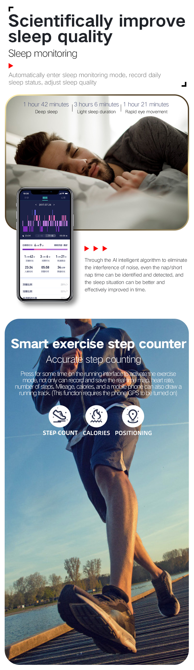 Multifunction Sport Music ECG Smart Watch IP67 Waterproof 1.28 Inch