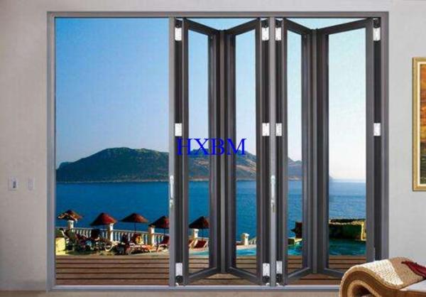 Buy cheap Smooth Pushing Aluminum Folding Doors With Weatherproofing And Acoustic Performance from wholesalers