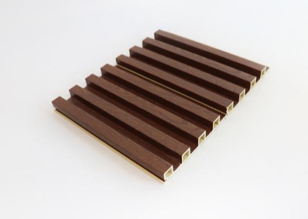 Buy cheap Wooden Grain Indoor Flute PVC Interior WPC Wall Panel For Decoration from wholesalers