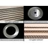Buy cheap 1.2mm 1.3mm Round Carbide Slitter Blades Corrugated Cardboard Round Blade from wholesalers