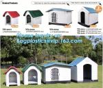 Outdoor garden cage used plastic pet house kennel for large dog, Waterproof