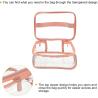 Buy cheap Clear Toiletry Bag PVC Makeup Bag Cosmetic Pouch with Zipper Handle Strap Waterproof for Travel from wholesalers