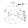 Buy cheap Aluminum Air Spring Model 110 88820 Series F1 Connection Bolts Dia. 138 MM from wholesalers