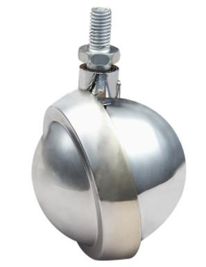Buy cheap Shepherd Round Metal Ball Caster With Threaded Stem Furniture Castors from wholesalers