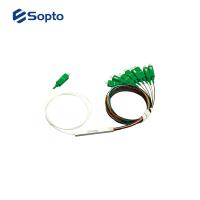 Buy cheap 8 Way 1x 8 Fiber Optical Splitter With Loose Steel Tube 1~3 Years Warranty product