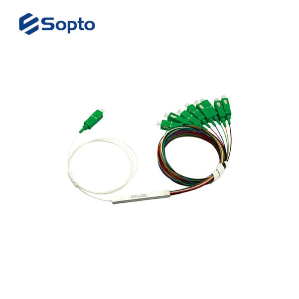 Buy cheap 8 Way 1x 8 Fiber Optical Splitter With Loose Steel Tube 1~3 Years Warranty from wholesalers