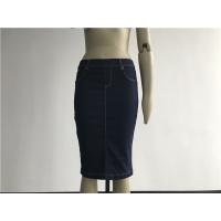 Buy cheap Pull On Denim Jeans Womens Pencil Skirts With Non Functional Front Pocket product
