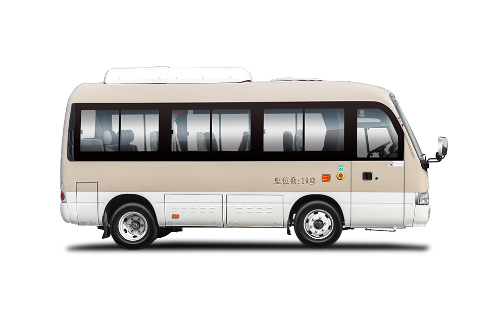 Affordable Luxury Toyo Ta Coaster Bus with 6m Length and Front-Mounted Engine