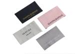 Custom Satin Woven Label Satin Damask Satin Fabric Labels Woven Edge Satin