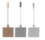 Buy cheap shenzhen OEM/ODM MP3 Player/Mobile phone/computer Multifunctional 3 in 1 design converter usb 3.1 type-c multiport from wholesalers