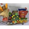 Buy cheap 275L European Style Supermarket Trolley Carry Large Capacity Metal Cart With Foldable Double Child Seats from wholesalers