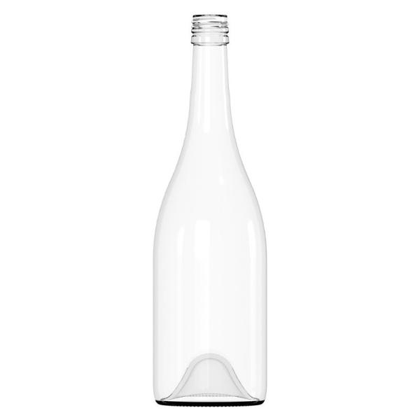 Buy cheap 1000ml 1750ml Premium Burgundy Glass Spirit Bottle BVS Neck 30x60mm from wholesalers