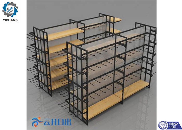 Heavy Duty Economical Metal Retail Shelving Q235B Gondola Display Units