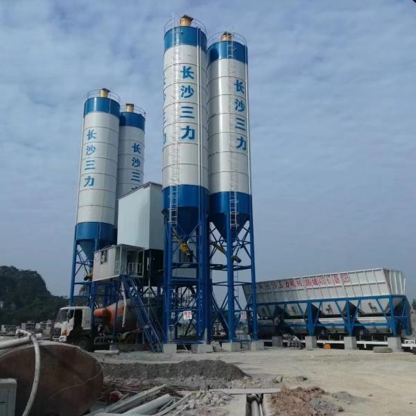 Buy cheap Fully Automatic Cement Concrete Batching Plant Ready Mix HZS 25-240m3/h Concrete Mixer With Twin Shaft 60 from wholesalers
