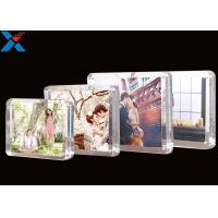 Buy cheap Clear Magnet Acrylic Photo Frame PMMA Certificate Pictures Table Frame product