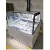 Buy cheap Sliding Door Ice Cream Display Fridge Commercial Gelato Freezer Showcase from wholesalers
