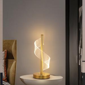 Wholesale Modern Acrylic Decorative Table Lamp Model Room Hotel Bedroom Bedside Reading Atmosphere Lamp from china suppliers
