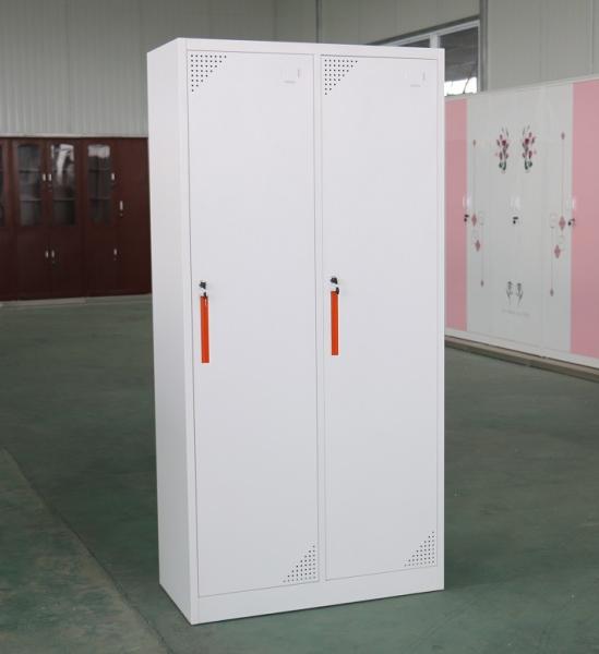 Buy cheap Knock Down 2 Door Metal Office Lockers Customizable Ventilation from wholesalers