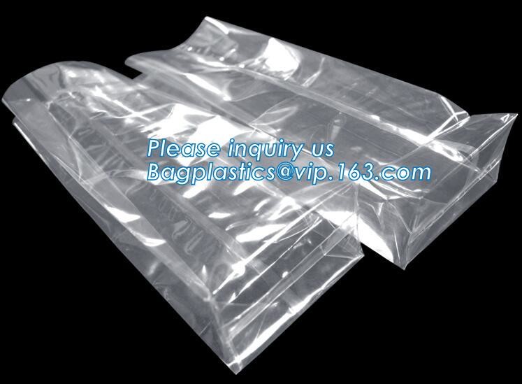 Factory wholesale side gusset clear polybag plastic square flat bottom bopp bag side gusset cello bag bagease bagplastic