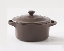 Oven safe Ceramic Creme Brulee Ramekins Bowls With Lid Cake Pudding Ceramic Dessert Bowl For Restaurant Wedding