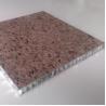 Buy cheap Stone Grain Aluminum Sandwich Panels PVDF Coated Honeycomb Stone Cladding from wholesalers