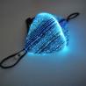 Buy cheap Plastic LED Light Up Mask , Sound Activated Type Light Up Face Shield from wholesalers