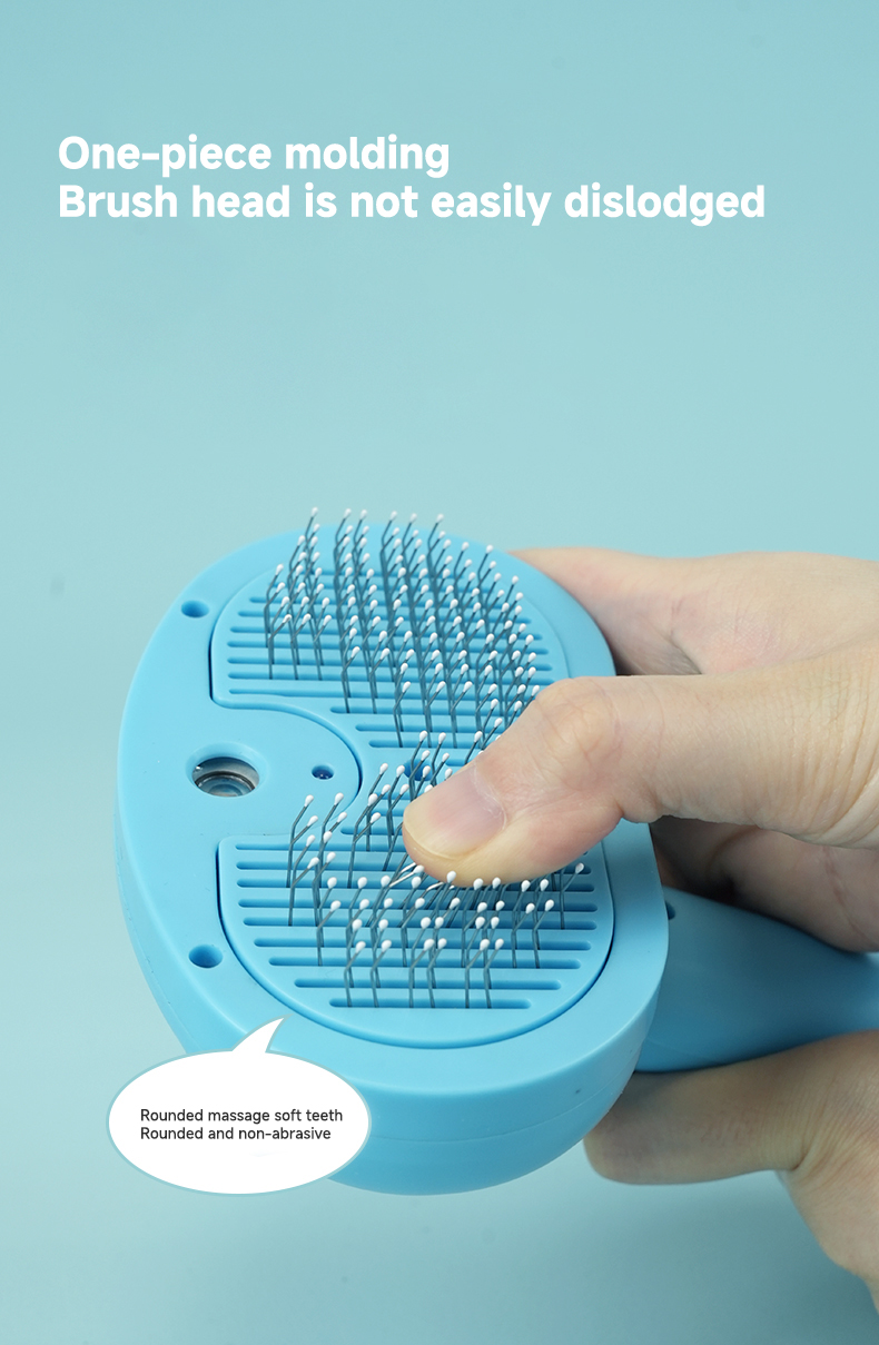 Pet Steam Brush Cleaning Hair Massage Brush Self Cat Clean Dog Spray Hair Removal Comb