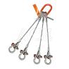 Buy cheap Lifting Eye Type Flat Eye DNV 2.7-1 Standard Stainless Steel Cable Wire Rope Sling 4 or 5 Legs for Offshore Container Orange from wholesalers
