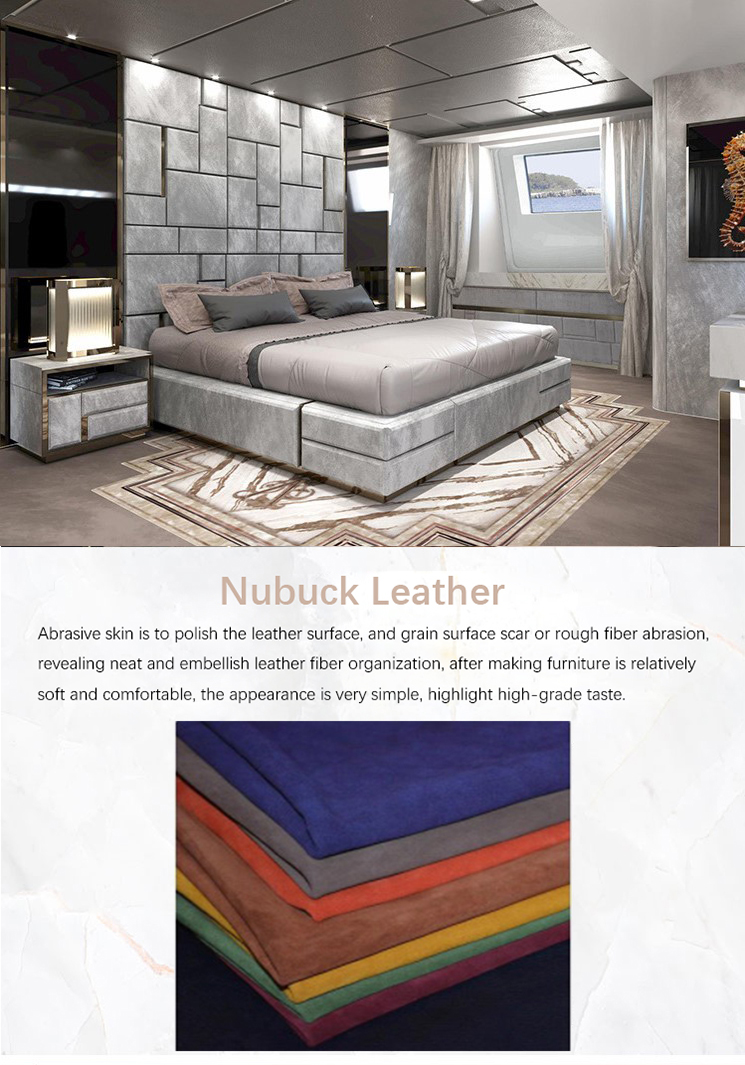 ROHS Hotel King Size Upholstered Bed Bedroom Furniture Sets