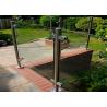 Buy cheap Durable Glass Balustrade Stainless Steel Handrails , Tempered Glass Railing Systems from wholesalers