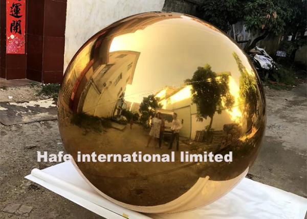 Buy cheap 2.6ft Gold Chrome Inflatable Mirror Balloon For Events Fairs Clubs Rooms from wholesalers