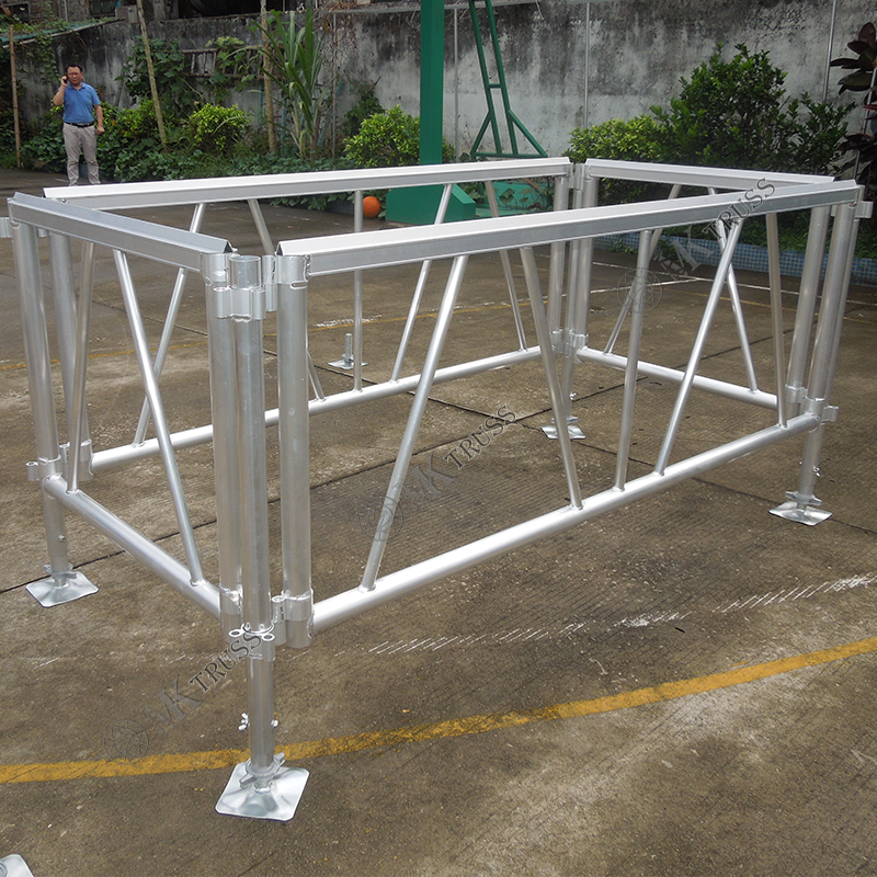 Adjustable Concert Modular Stage Platform for Easy Set Up Outdoor Non Slip Foldable Events