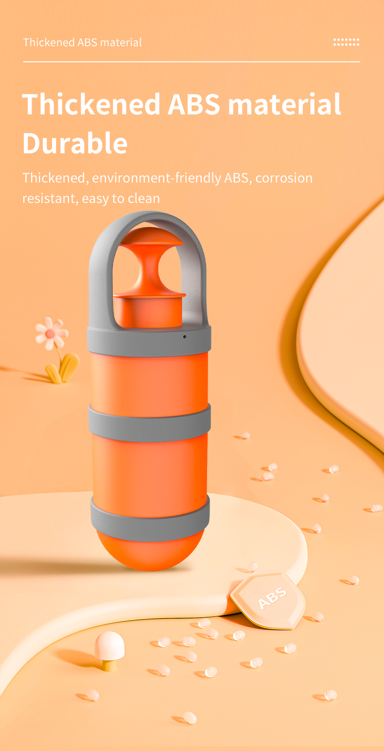 Orange Octopus Poop Scooper With Bag Customized Pooper Scooper Storage