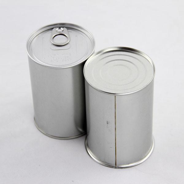 Buy cheap No Printing Silver Round Coffe / Tea Tin Plate Cans For Canned Food With Air - Tight Cap from wholesalers
