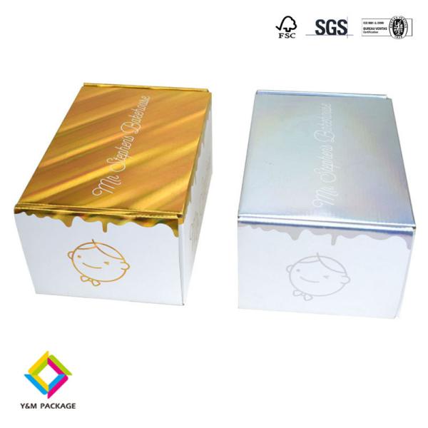 Buy cheap Gloss Laminate Virgin Kraft Corrugated Paper Square Box Custom from wholesalers
