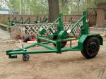 15T Portable Reel Strong Hydraulic Cable Drum Trailer Heavy Duty