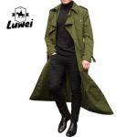 Hot Sale Plus Size Overcoat Casual Slim Fit Men's Utility Long Windbreaker
